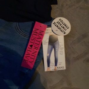 New maternity stretch jeans size xlarge
